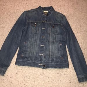 Denim jacket.